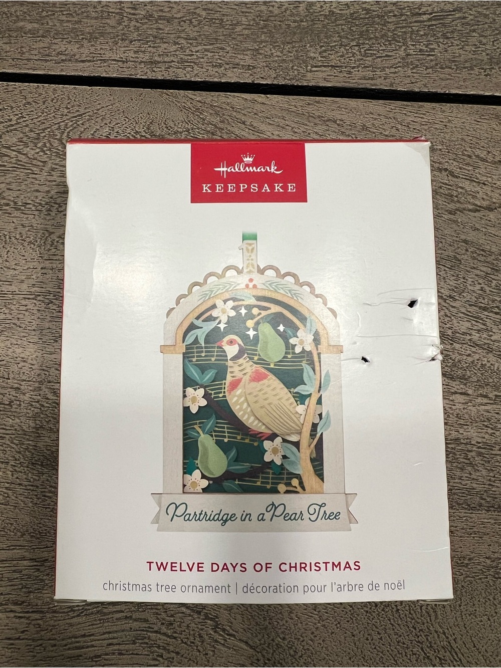 Hallmark Keepsake 2024 Partridge in a Pear Tree Twelve Days Ornament
